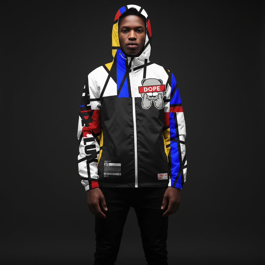 Dope Bear | Air Jordan 8 playoff  Windbreaker