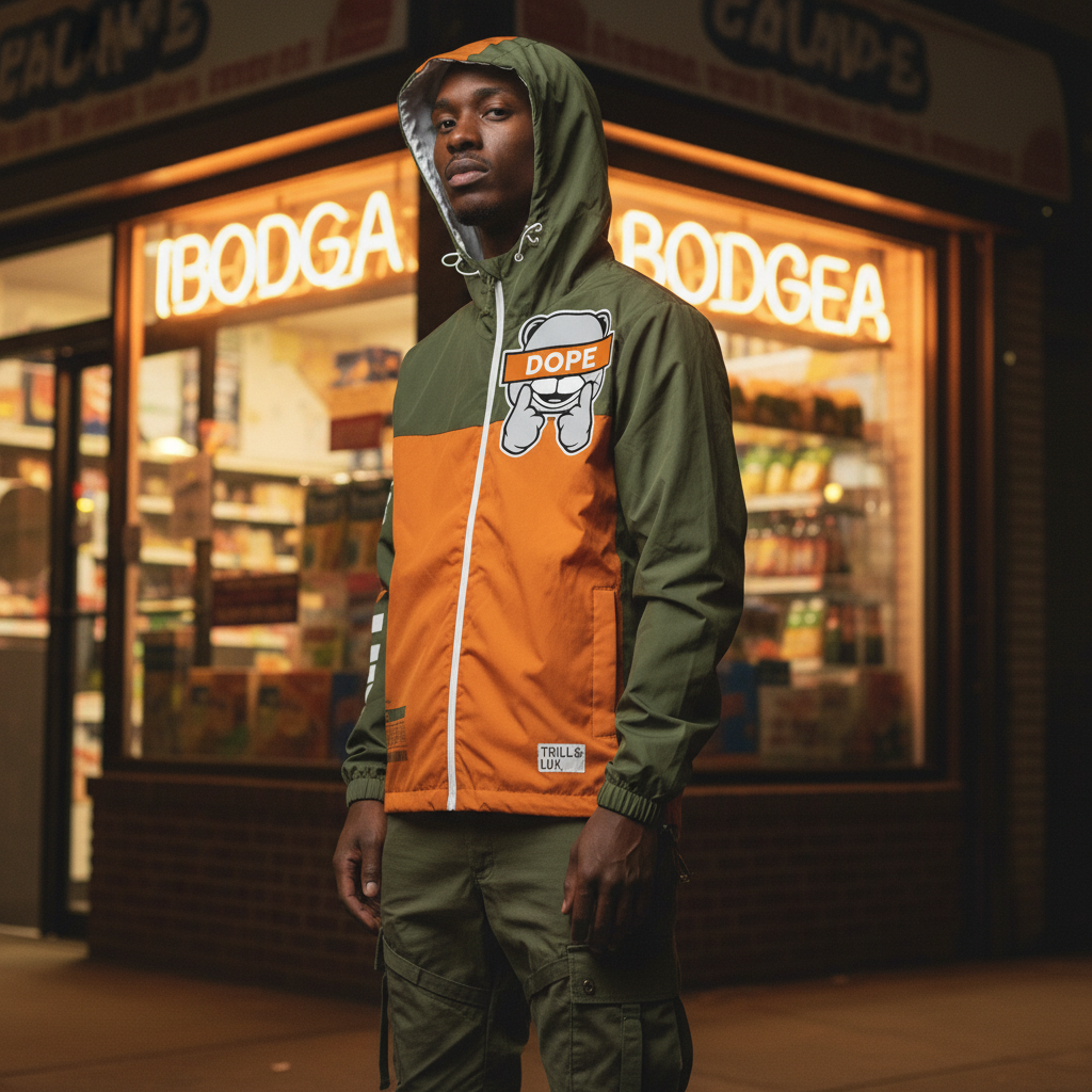 Dope | Air Jordan 5 Olive  Windbreaker