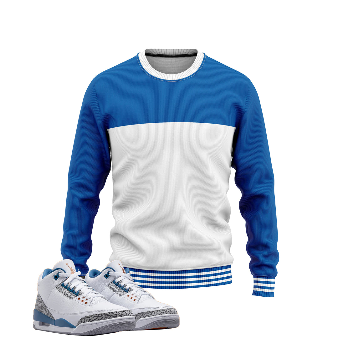 Sweatshirt | Air Jordan 3 True Blue and Copper Inspired Sweater