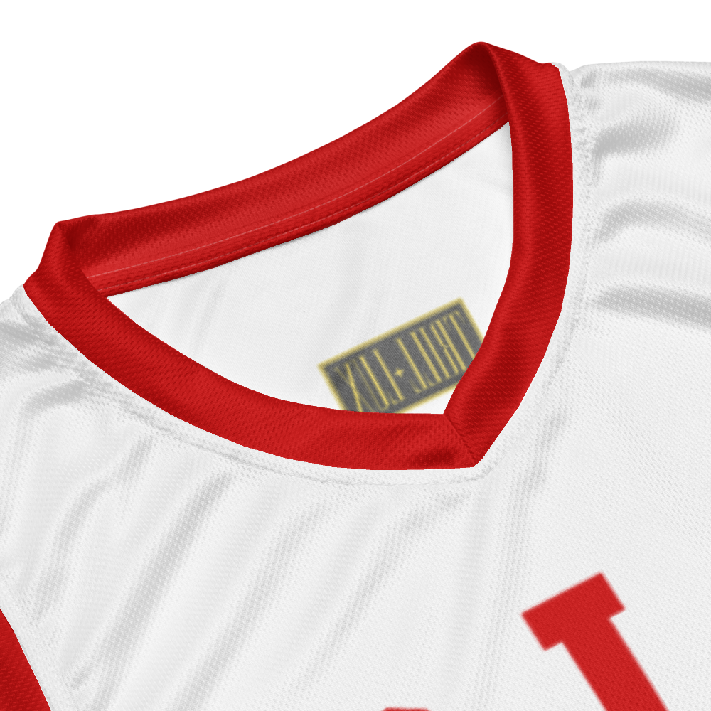 Trill Basketball Jersey - Fire Red 5 | Trill and Lux