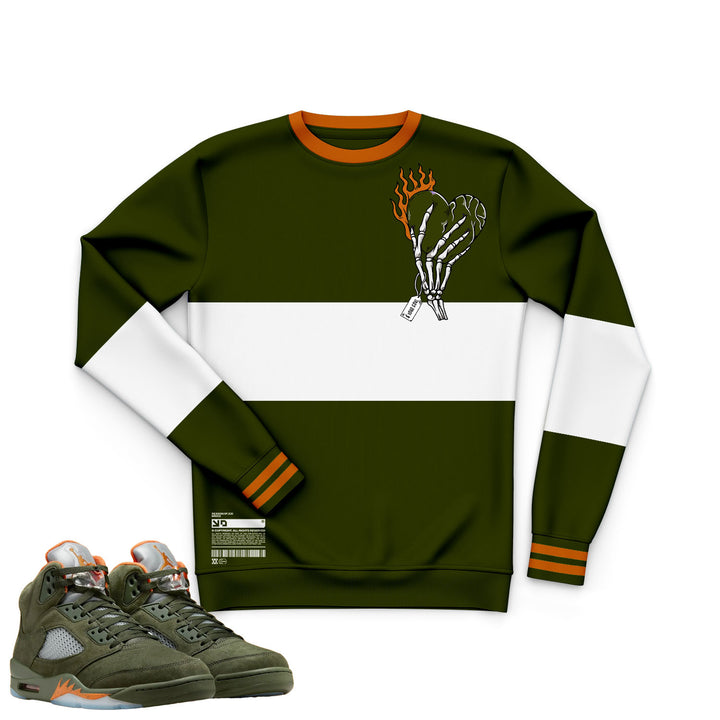 Cost Your Soul | Retro Air Jordan 5 Olive T-shirt | Hoodie | Sweatshirt | Hat | Joggers