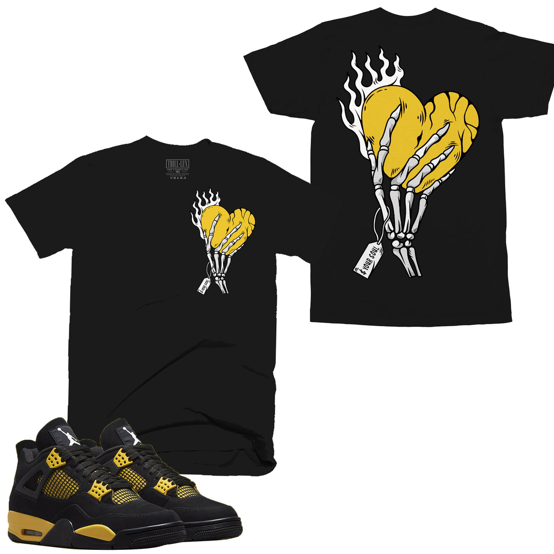 Cost Your Soul | Retro Air Jordan 4 Thunder T-shirt |