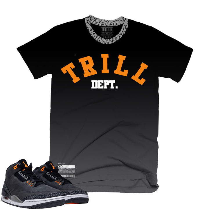 Trill Dept | Retro Air Jordan 3 Fear T-shirt | Hoodie | Sweatshirt | Hat | Joggers