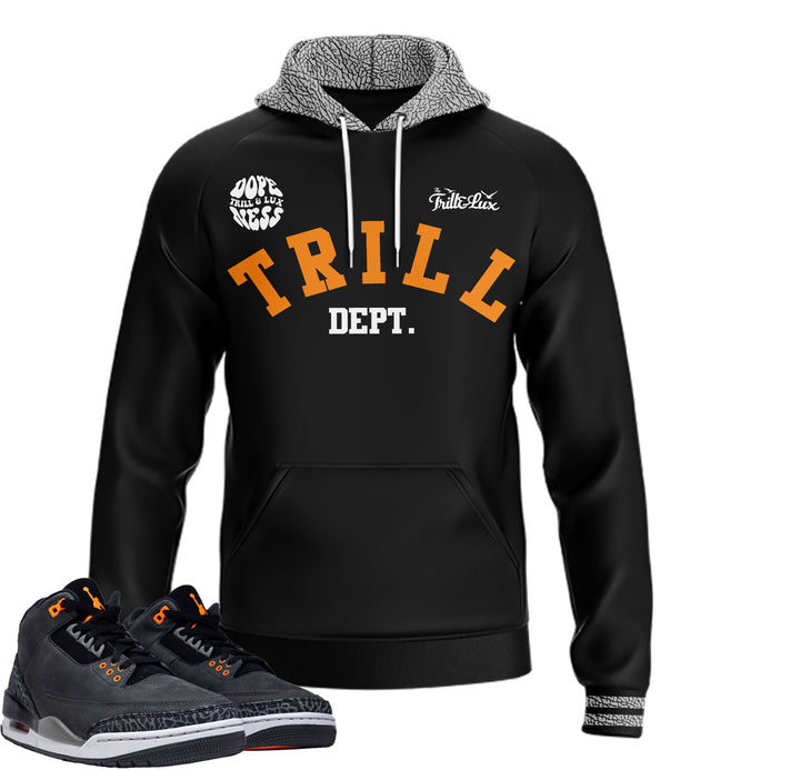 Trill Dept | Retro Air Jordan 3 Fear T-shirt | Hoodie | Sweatshirt | Hat | Joggers