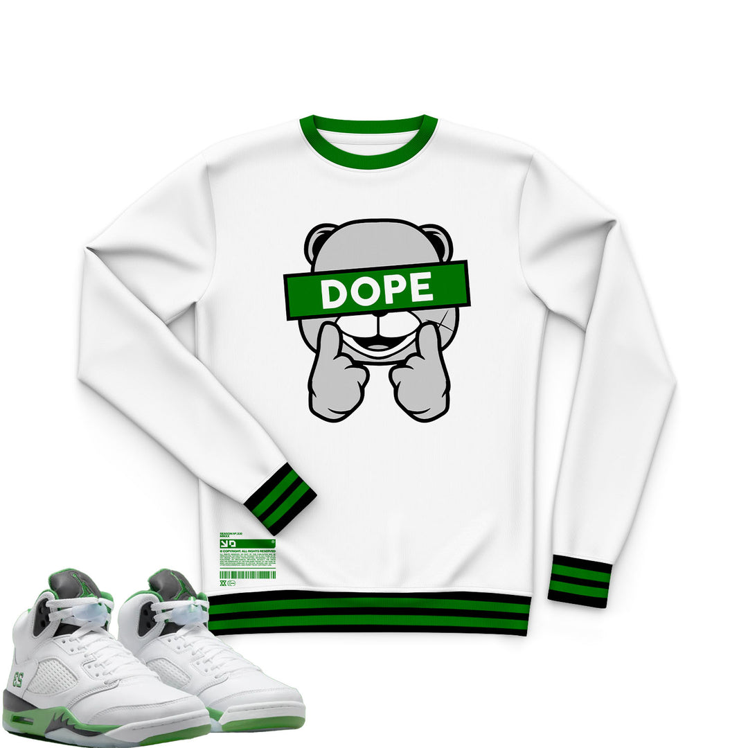 Dope | Retro Air Jordan 5 Lucky Green T-shirt | Hoodie | Sweatshirt | Hat | Joggers