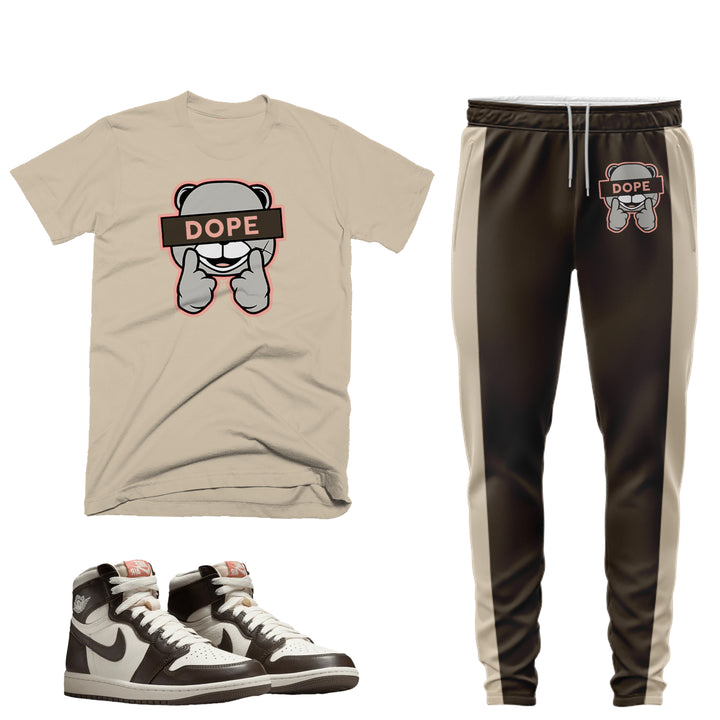 Dope | T-shirt and Jogger Outfit Match - Baroque Brown