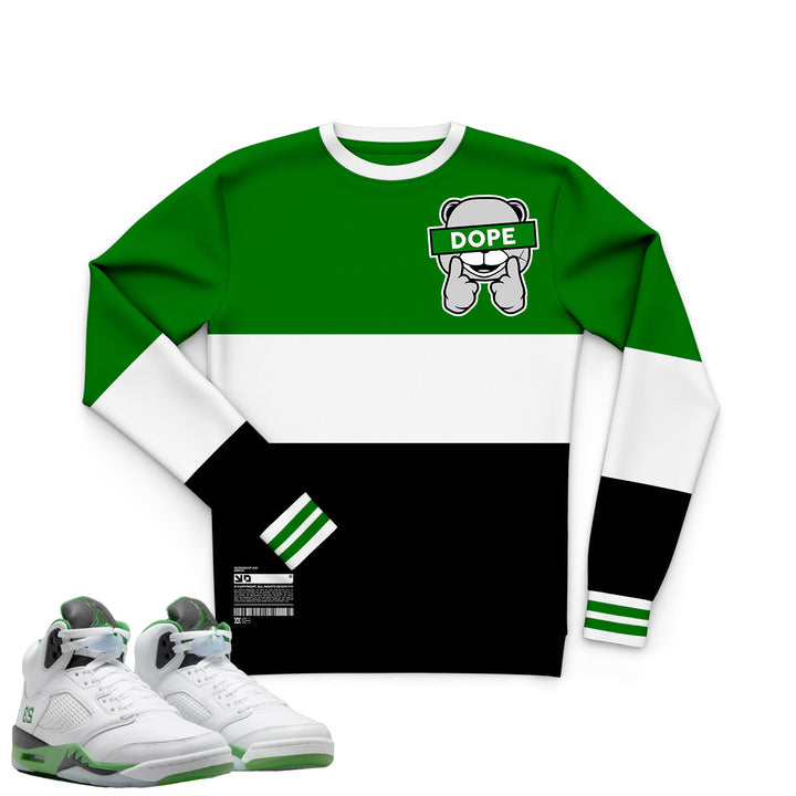 Dope | Retro Air Jordan 5 Lucky Green T-shirt | Hoodie | Sweatshirt | Hat | Joggers