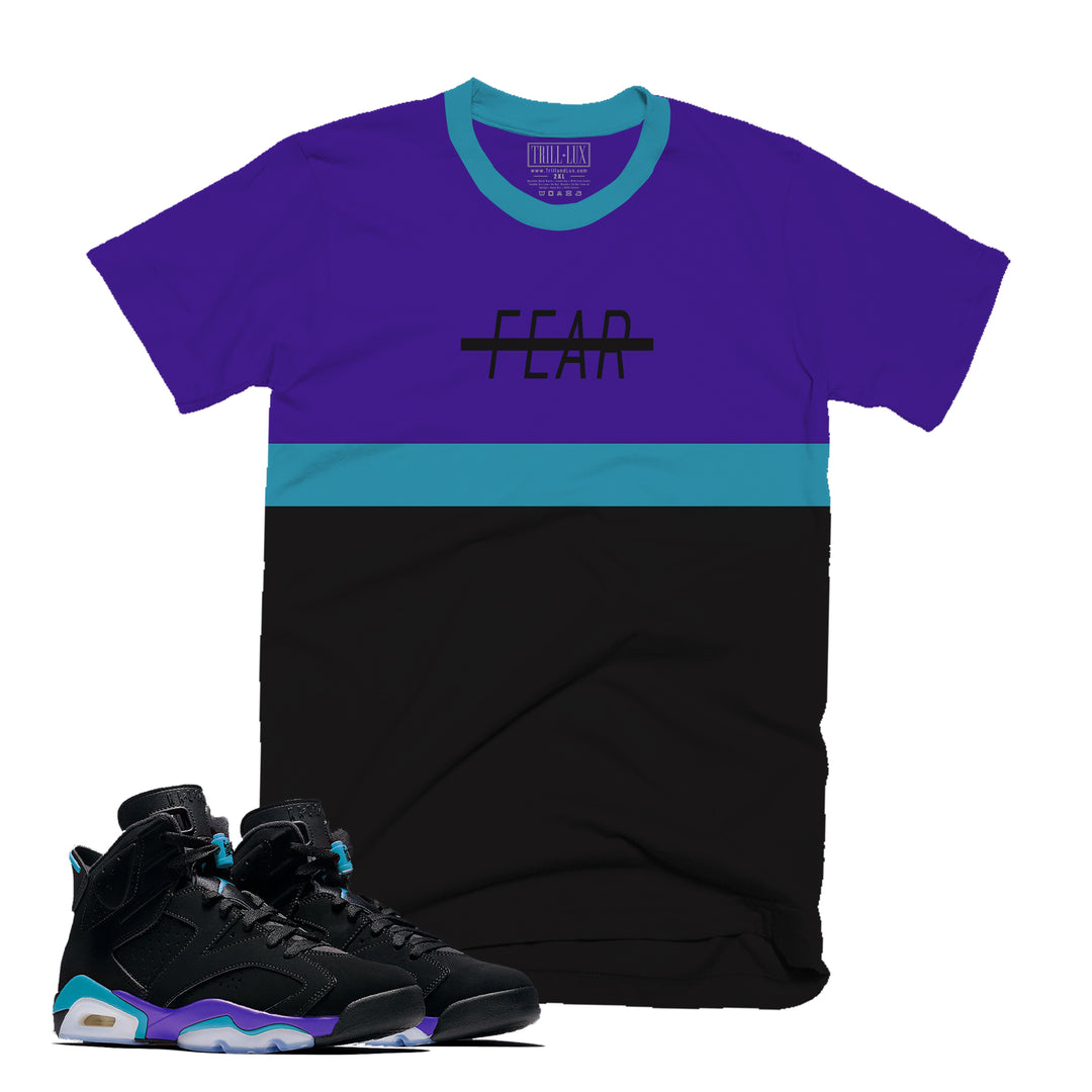 Fear-Less | Retro Air Jordan 6 Aqua T-shirt