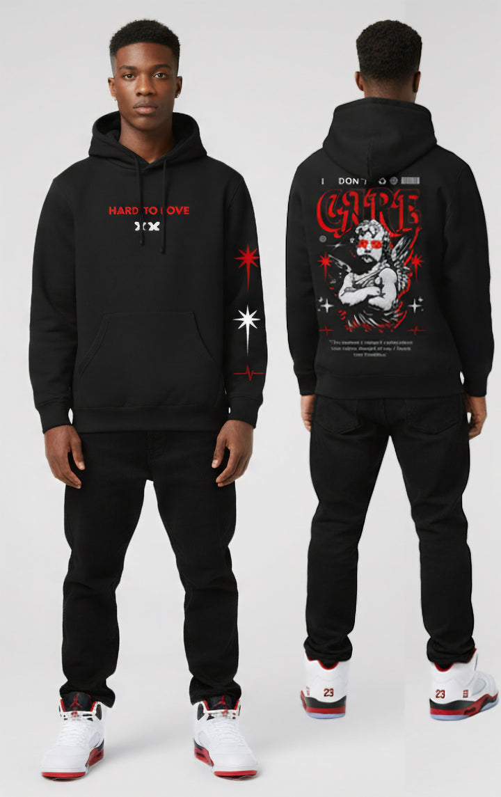 Hard To Love Hoodie - Fire Red 5 | Trill and Lux