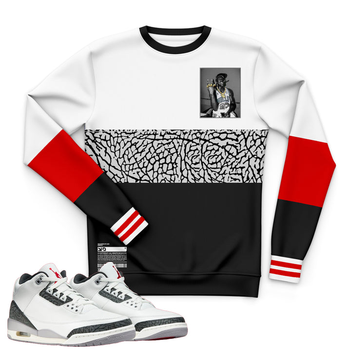 GOAT | Retro Air Jordan 3 cement Grey T-shirt | Hoodie | Sweatshirt | Hat | Joggers (Copy)