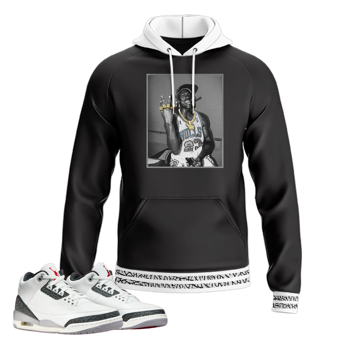 GOAT | Retro Air Jordan 3 cement Grey T-shirt | Hoodie | Sweatshirt | Hat | Joggers (Copy)