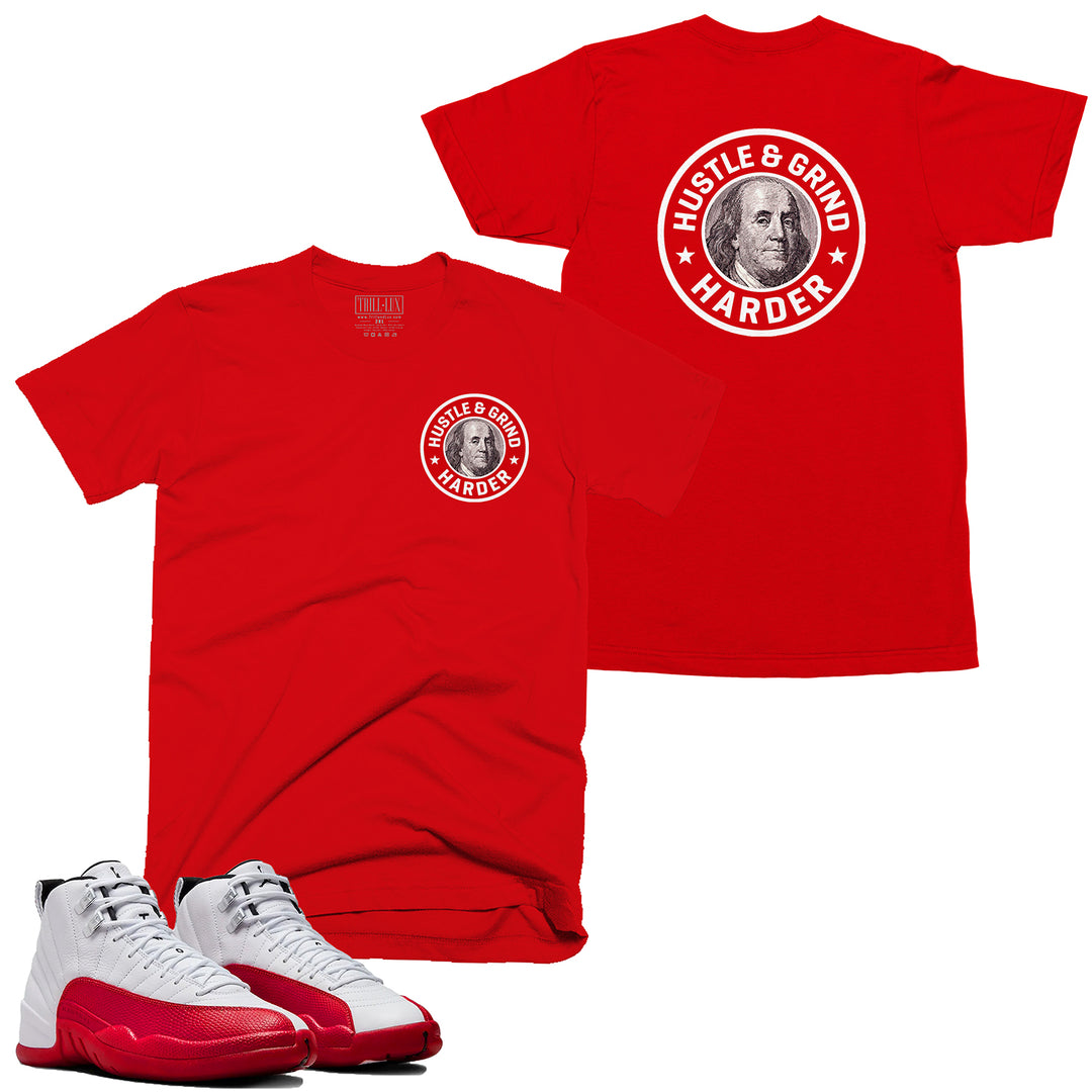 Grind Tee | Retro Air Jordan 12 Cherry Red T-shirt