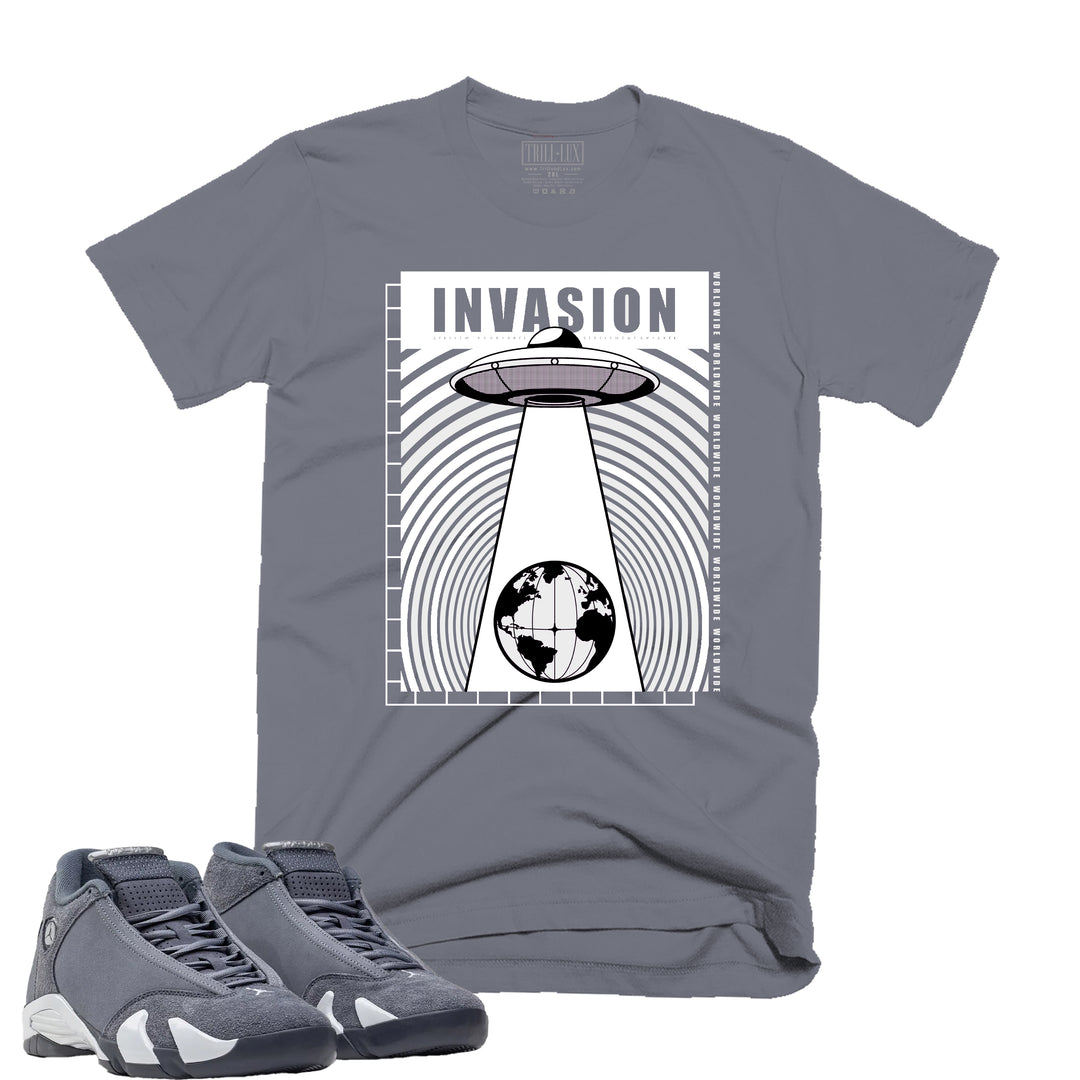 Invasion | Retro Air Jordan 14 Flint Grey Tee