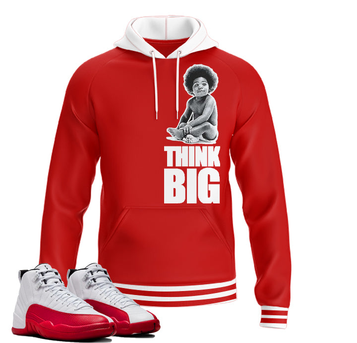 Think Big | Retro Air Jordan 12 Cherry Joggers | T-shirt | Hoodie | Sweatshirt | Hat