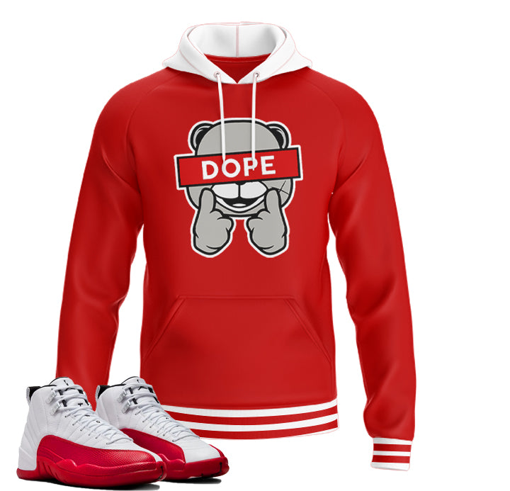 Dope | Retro Air Jordan 12 Cherry Joggers | T-shirt | Hoodie | Sweatshirt | Hat