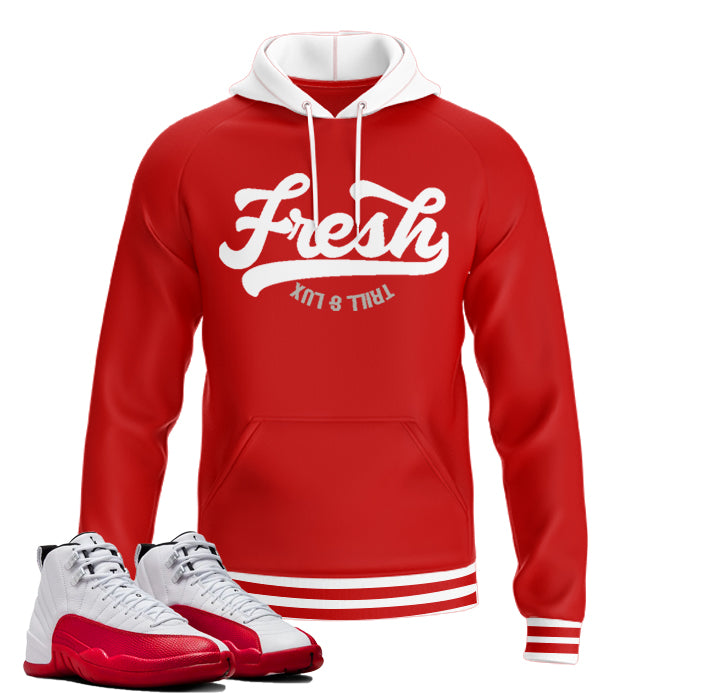 Fresh | Retro Air Jordan 12 Cherry Joggers | T-shirt | Hoodie | Sweatshirt | Hat