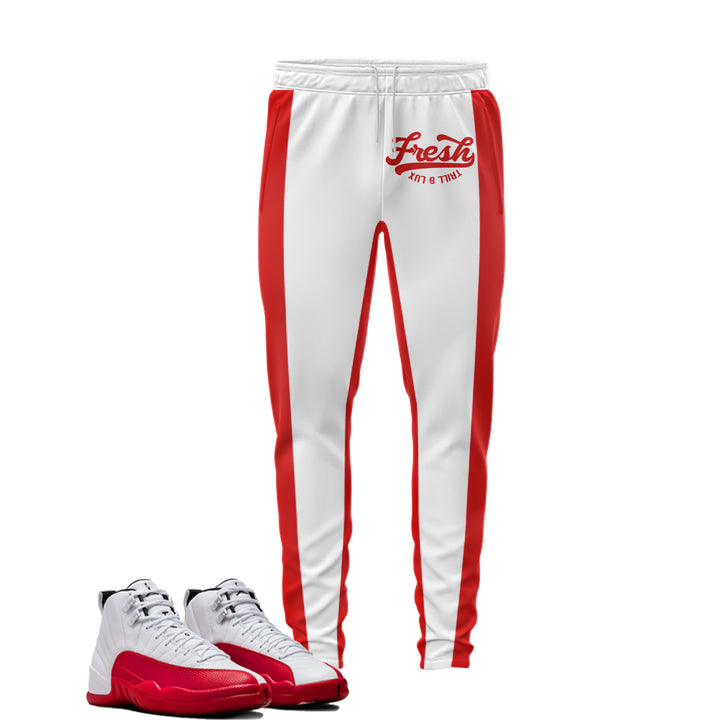 Fresh | Retro Air Jordan 12 Cherry Joggers | T-shirt | Hoodie | Sweatshirt | Hat