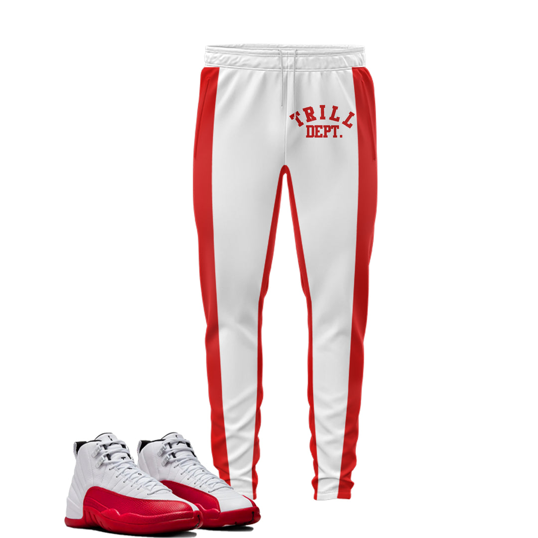 Trill 23 | Retro Air Jordan 12 Cherry Joggers | T-shirt | Hoodie | Sweatshirt | Hat