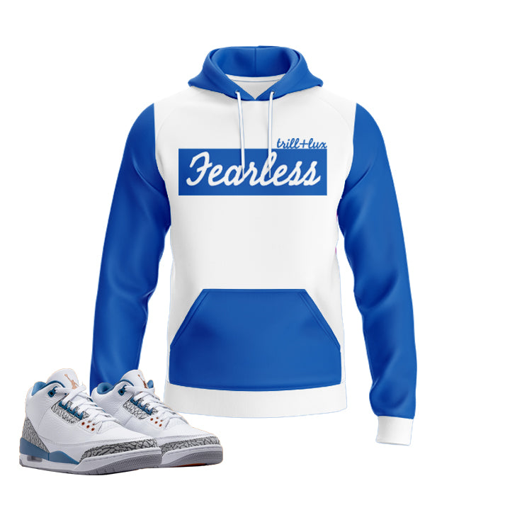 Fearless | Jordan 3 True Blue and Copper Inspired Hoodie |