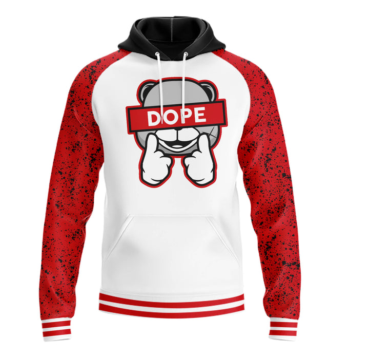 Dope Bear | Retro Air Jordan 4 Red Cement T-shirt | Hoodie | Sweatshirt | Hat