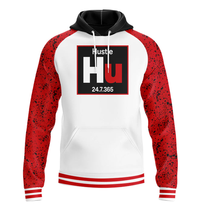 Hustle Element | Retro Air Jordan 4 Red Cement T-shirt | Hoodie | Sweatshirt | Hat