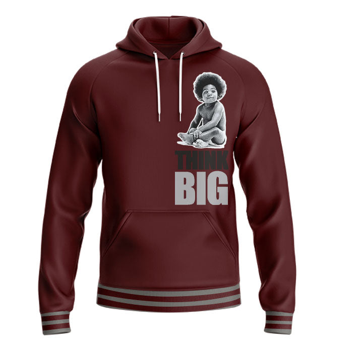 Think Big | Retro Air Jordan 5 Burgundy T-shirt | Hoodie | Sweatshirt | Hat