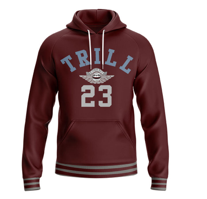 Trill 23 | Retro Air Jordan 5 Burgundy T-shirt | Hoodie | Sweatshirt | Hat