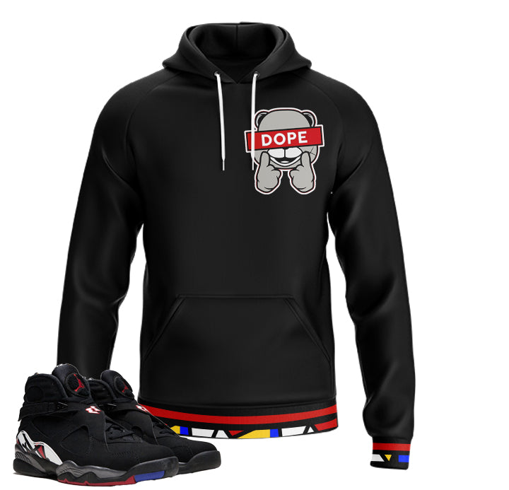 Dope | Hoodie | Jogger | Hat Outfit - Jordan 8 Playoff inspired