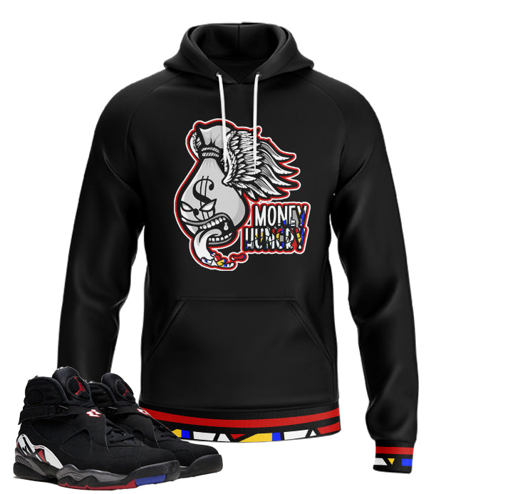 Money Hungry | Hoodie | Jogger | Hat Outfit - Jordan 8 Playoff inspired