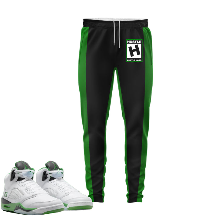 Rated Hustle | Retro Air Jordan 5 Lucky Green T-shirt | Hoodie | Sweatshirt | Hat | Joggers