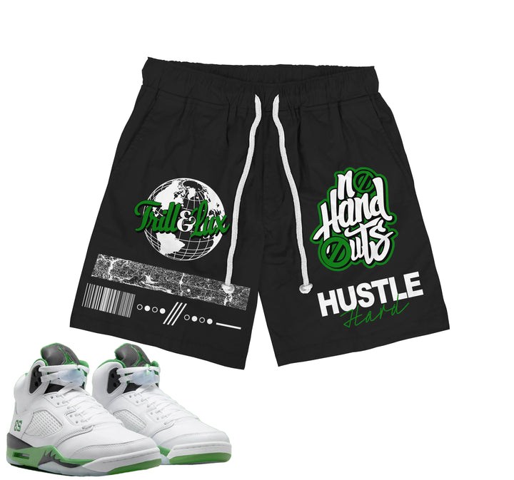 No Handouts | Retro Air Jordan 5 Lucky Green T-shirt | Hoodie | Sweatshirt | Hat | Joggers