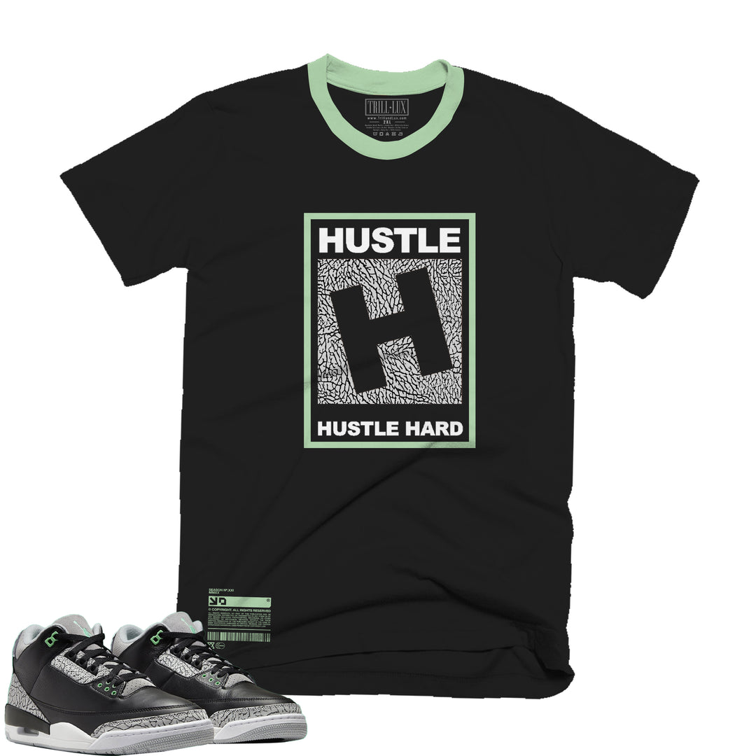 Rated Hustle | Retro Air Jordan 3 Green Glow | Hoodie | Sweatshirt | Hat | Joggers