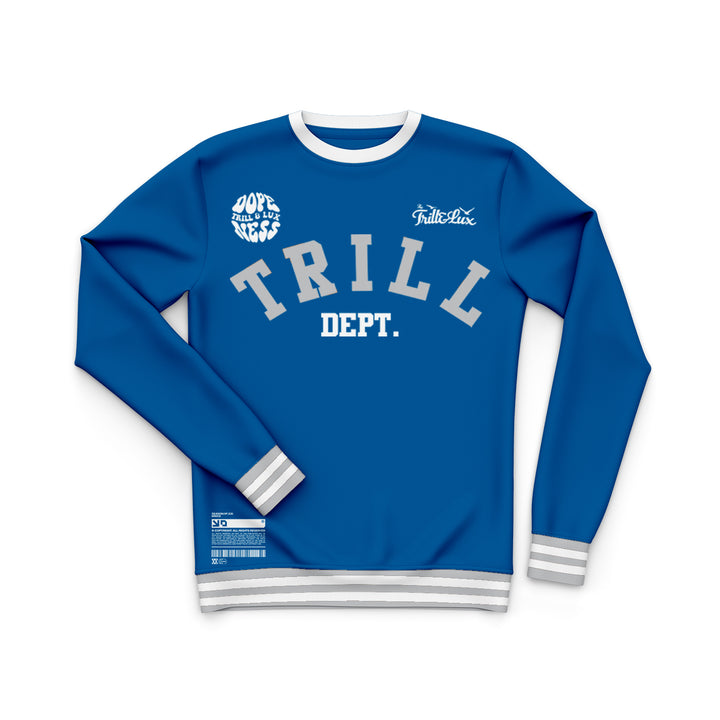 Trill Dept | Retro Air Jordan 4 Military Blue | Hoodie | Sweatshirt | Hat | Joggers