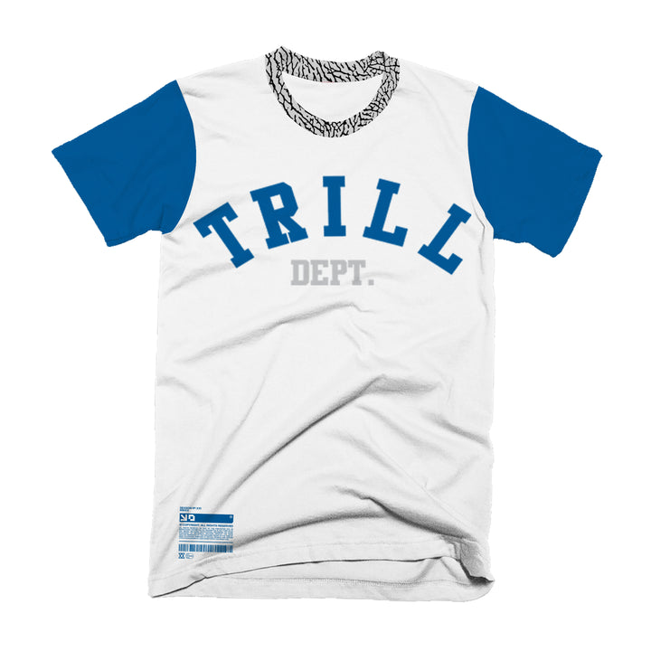 Trill Dept | Retro Air Jordan 4 Military Blue | Hoodie | Sweatshirt | Hat | Joggers