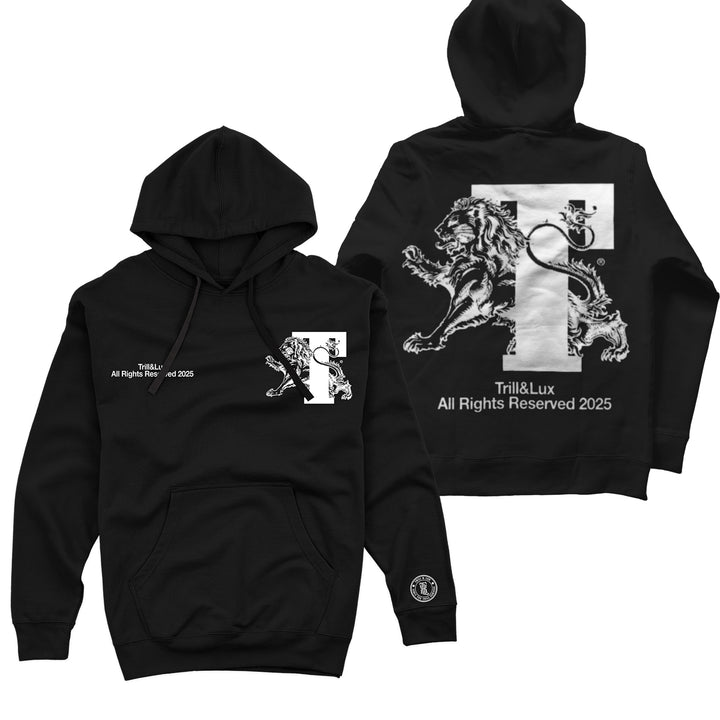 Trill Lion - Fleece Hoodie - Jordan 3 Black Cement