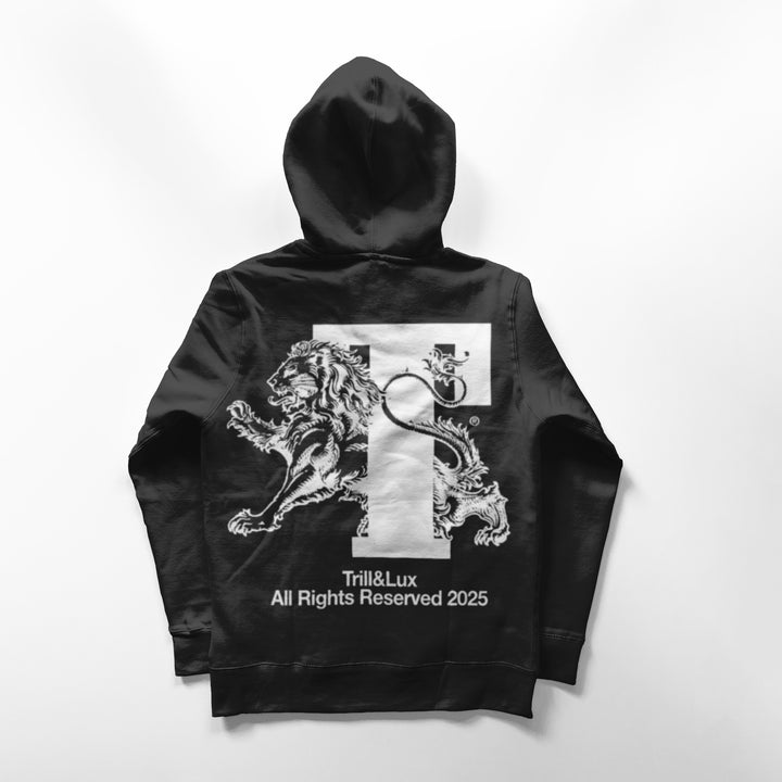 Trill Lion - Fleece Hoodie - Jordan 3 Black Cement