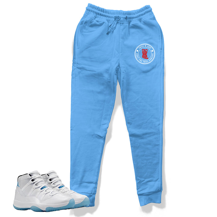 Pop Out - Fleece Hoodie & Jogger Outfit - Jordan 11 Legend Blue