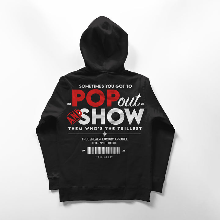 Pop Out - Fleece Hoodie - Jordan 3 Black Cement