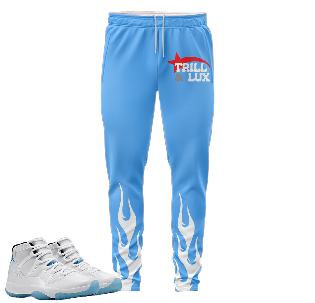 Trill Star Hoodie & Jogger Outfit Set - Jordan 11 Legend Blue