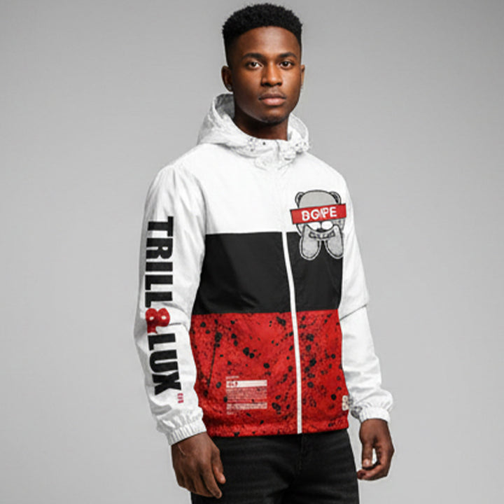 Dope Bear | Air Jordan 5 Fire Red  Windbreaker