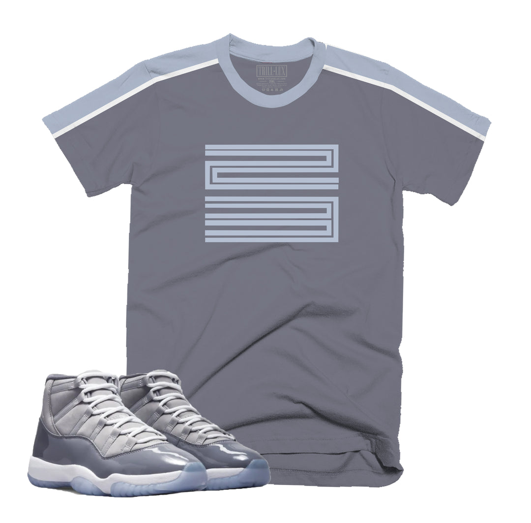 23 Tee | Retro Air Jordan 11 Cool Grey T-shirt
