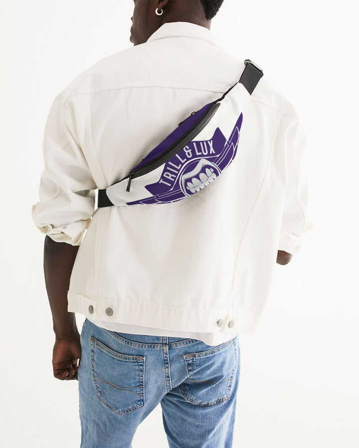 Trill & Lux Wings| Court Purple Sling Bag | Retro Jordan 1