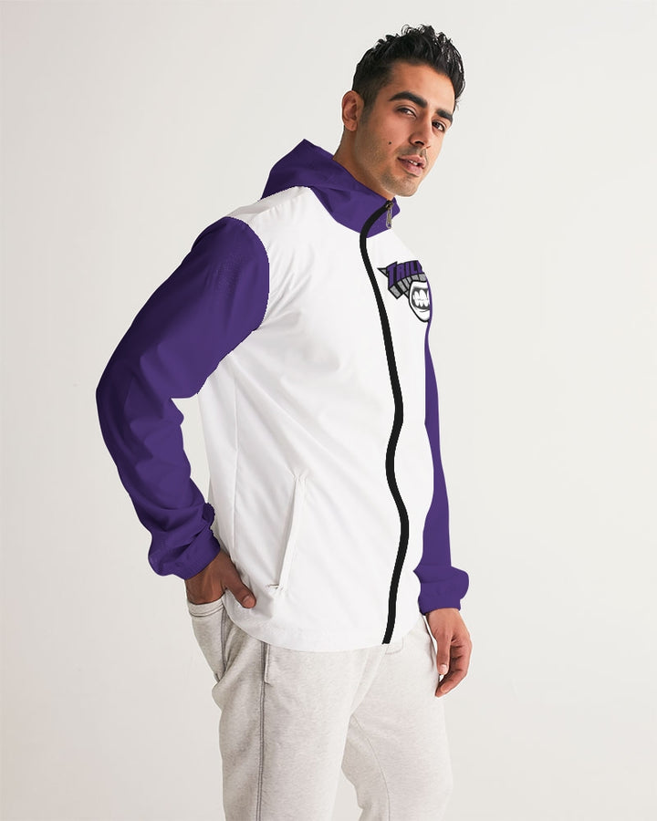 Trill and Lux | Air jordan 1 Court Purple Inspired | Colorblock Windbreaker | Pullover |