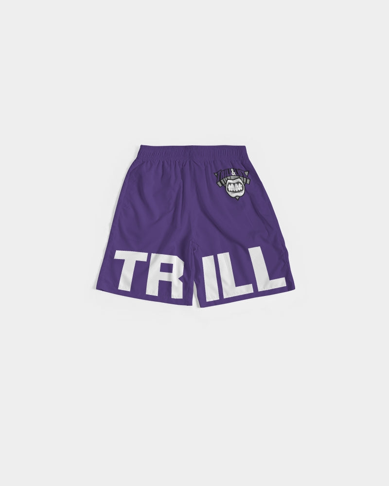 Trill & Lux | Air Jordan 1 Court Purple Inspired Shorts