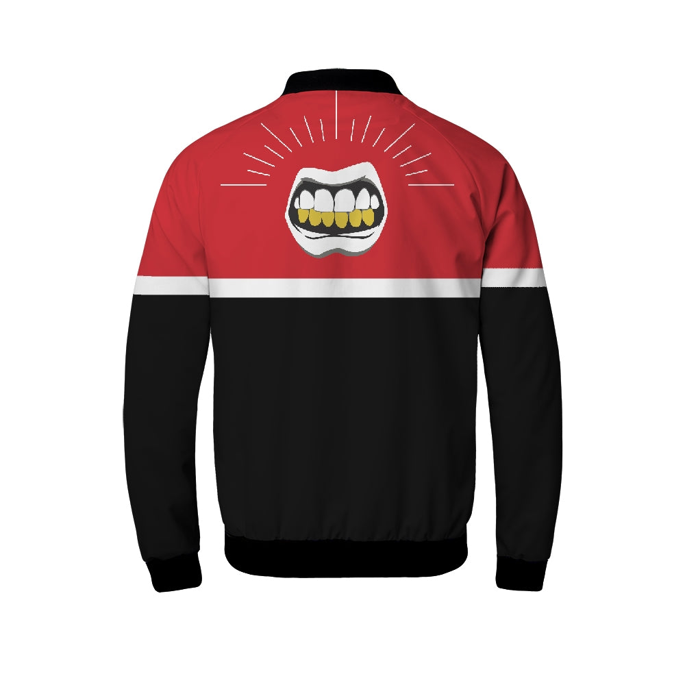 OG Gym Red Bomber Jacket| Retro Jordan 1 Colorblock Bomber | Jacket