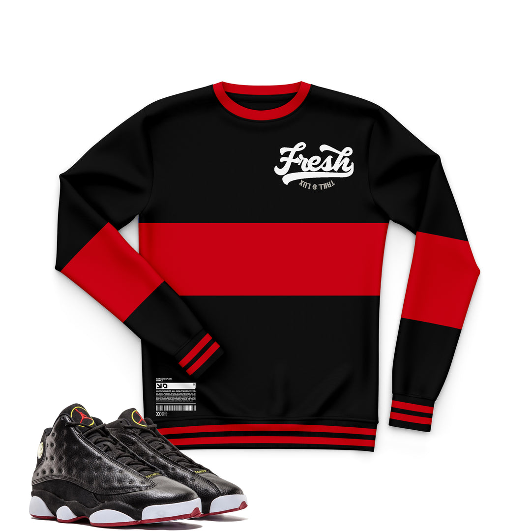 Fresh Sweatshirt | Air Jordan 13 Playoff Inspired Sweater