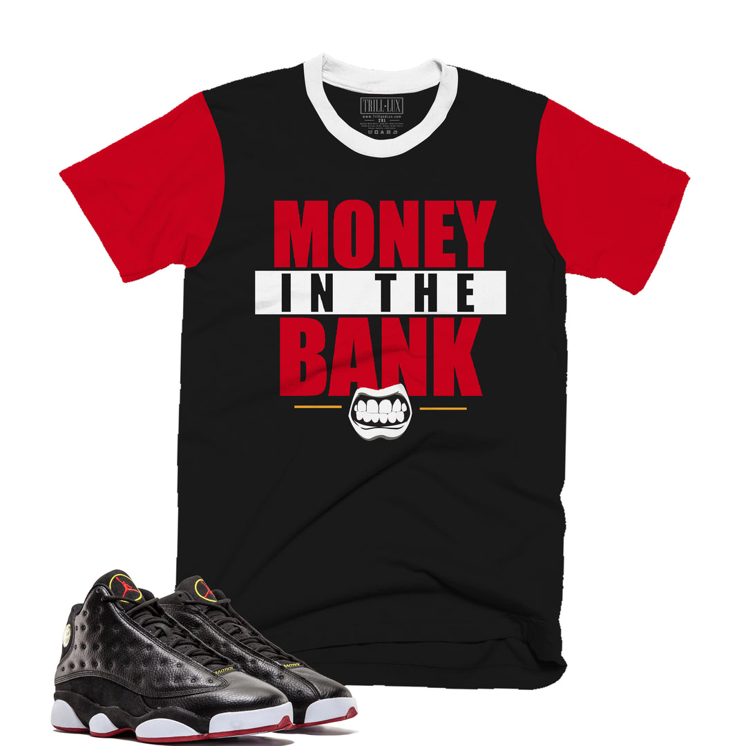 Money in the Bank Tee | Retro Air Jordan 13 Playoff Colorblock T-shirt