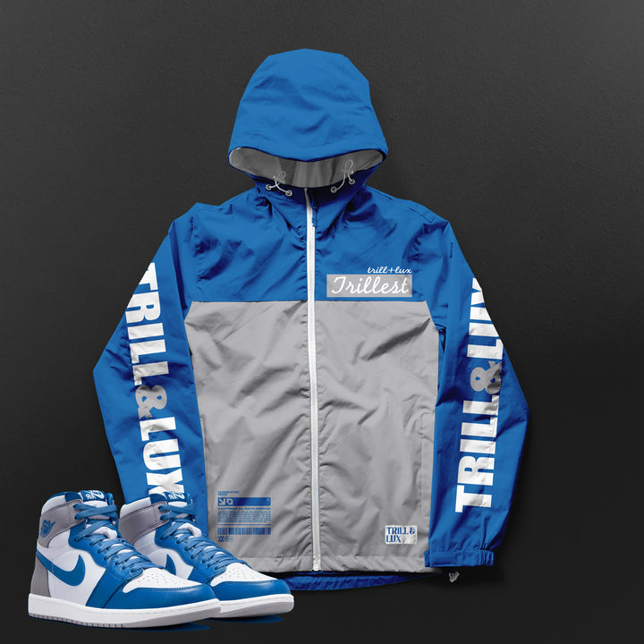 Trillest | Air Jordan 1 True Blue Windbreaker