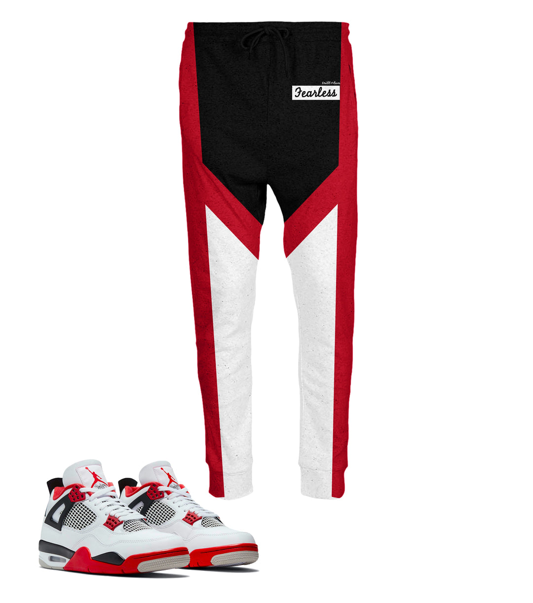 CLEARANCE - Fearless | Retro Jordan 4 Fire Red Inspired Jogger