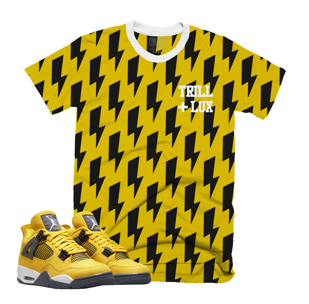 Lightning V2 | Retro Air Jordan 4 Tour Yellow T-shirt |